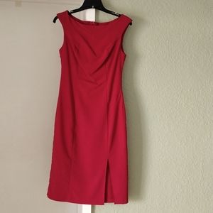 Zinc Red Sleeveless Dress Size 7